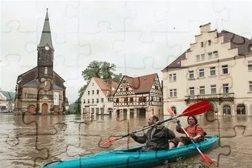 RÃ­o Elbe desbordaddo