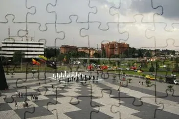 Plaza del Ajedrez (BogotÃ¡-Colombia) jigsaw puzzle