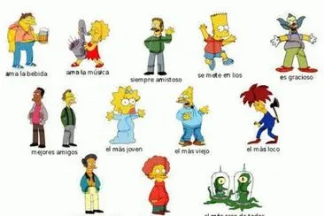 personajes simpsons