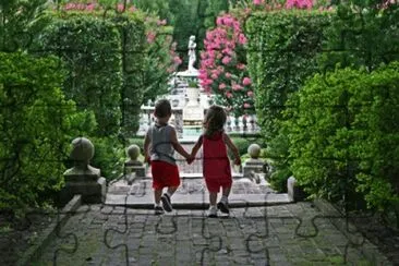 English garden jigsaw puzzle