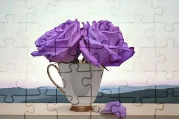 Harmony in Purple-Art jigsaw puzzle