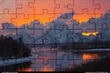 Wyoming Mountain Range jigsaw puzzle