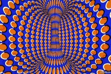 azul y naranja