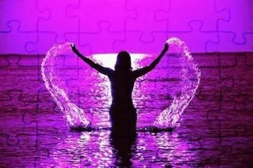 Making a Water Angel-Photography Art jigsaw puzzle