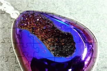 Royal Purple Aura Crystal