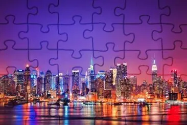 New York City Night Skyline jigsaw puzzle