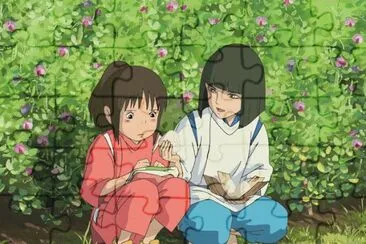 Chihiro and Haku 1