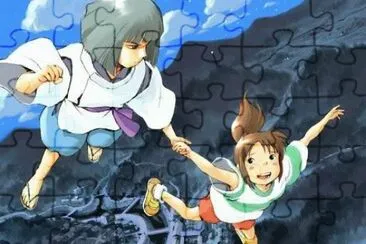 Chihiro and Haku 3