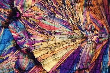פאזל של sucrose crystals