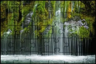 Mossbrea Falls-Sacramento River jigsaw puzzle