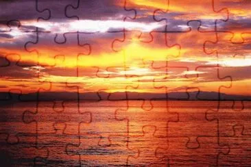 Thermaikos sunset jigsaw puzzle
