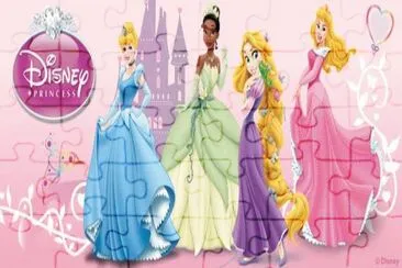 Cinderella Tiana Rapunzel Aurora