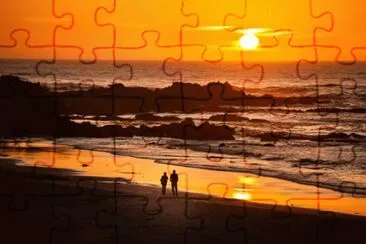 פאזל של Sunset Stroll-carmel