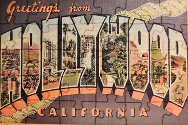 Vintage Hollywood Postcard jigsaw puzzle
