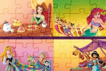 Belle Ariel Aurora Jasmine