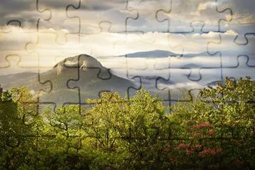 looking glass sunrise jigsaw puzzle