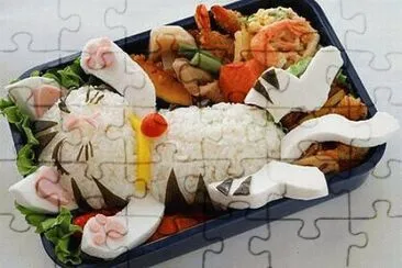 Japanese food jigsaw puzzle