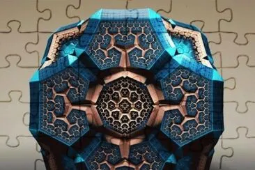 פאזל של geometric fractal