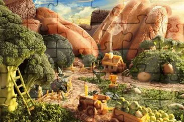 food art jigsaw puzzle
