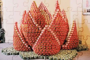 canned food art jigsaw puzzle