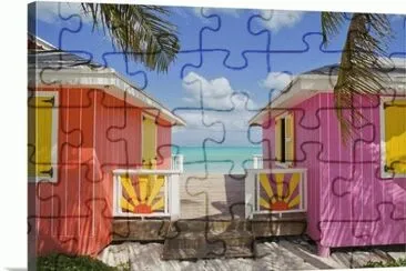 tropical cabanas