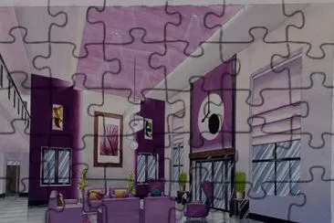 Purple Zen Living Room