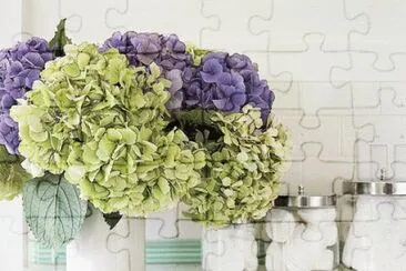 Bathroom Flower Arrangement jigsaw puzzle