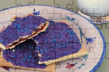 פאזל של Purple Pop Tarts-Yummy Junk Food