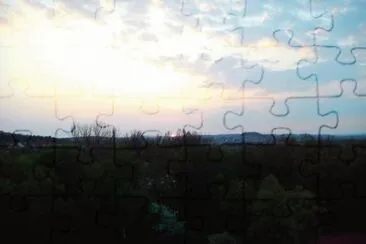 Sonnenuntergang in Bayreuth