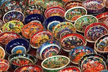 פאזל של Colorful Turkish Bowls