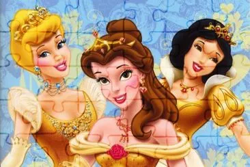 Cinderella Belle SnowWhite jigsaw puzzle
