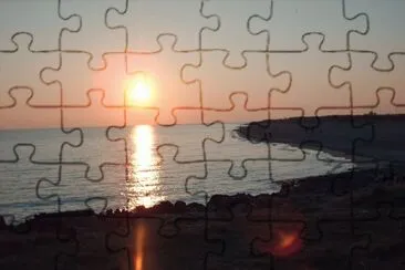 tramonto sul mare jigsaw puzzle
