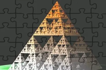 fractal pyramid jigsaw puzzle