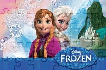 Frozen jigsaw puzzle