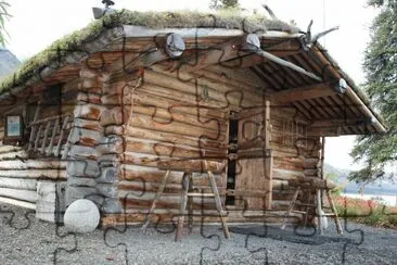 Twin Lakes cabin jigsaw puzzle