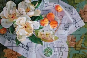 Sobre la mesa jigsaw puzzle