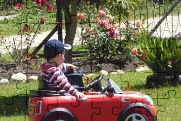 NiÃ±o y flores