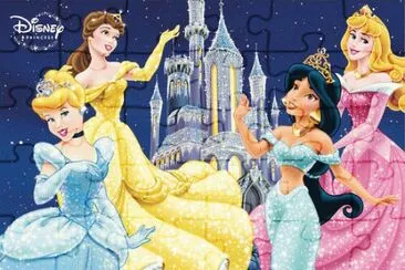 Cinderella Belle Jasmine Aurora jigsaw puzzle