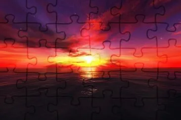 PÃ´r do sol jigsaw puzzle