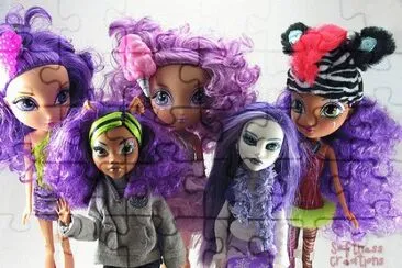 Dolls with Purple Hair