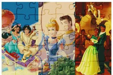 Jasmine Aladdin / Cinderella Prince / Tiana Naveen