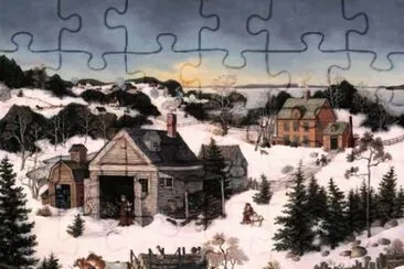 פאזל של winter scene