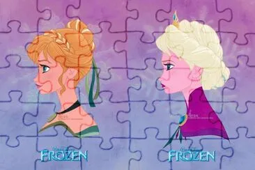Anna Elsa jigsaw puzzle