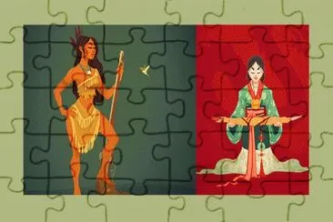 Pocahontas Mulan jigsaw puzzle