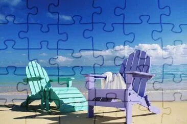 beach chair jigsaw puzzle