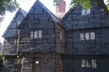 Salem witch trial judge 's house jigsaw puzzle