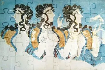 Minoan ladies at court jigsaw puzzle