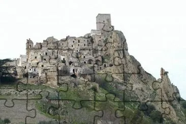 ghost town Craco Italy jigsaw puzzle