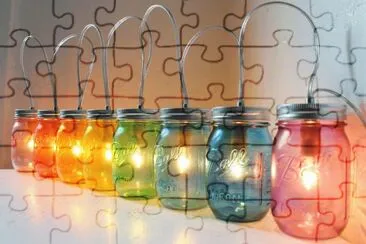 mason jar party lights