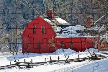New England winter jigsaw puzzle